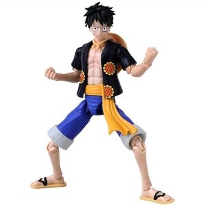 Genuine‎ One Piece Monkey D. Luffy Dressrosa Action Figure Collectible Toy